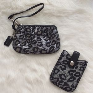 Coach Wristlet and Card Holder